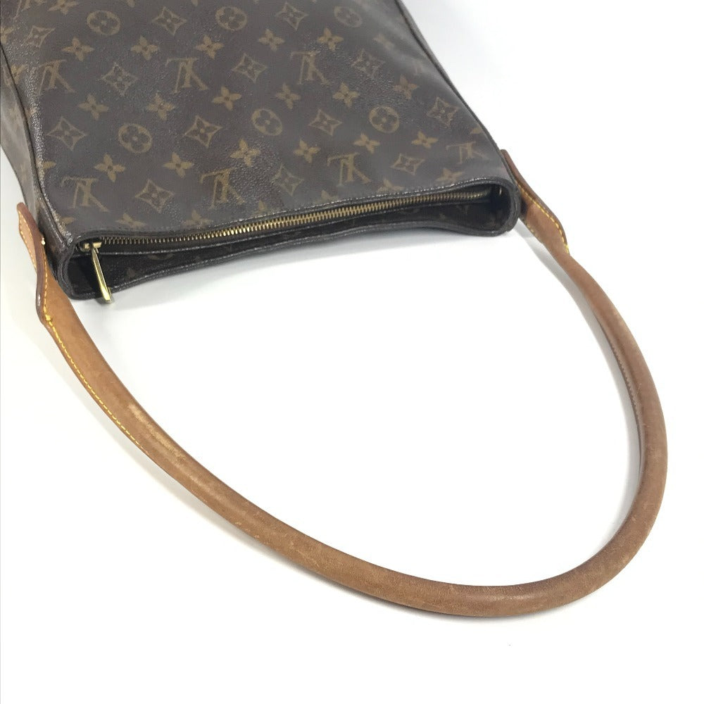 LOUIS VUITTON M51145 モノグラム ルーピングGM ルーピング GM カバン 肩掛け ショルダーバッグ モノグラムキャンバス レディース ブラウン