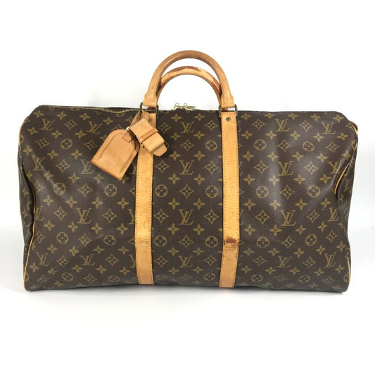 LOUIS VUITTON M41424 モノグラム キーポル55 キーポル55 カバン 旅行バッグ トラベルバッグ ハンドバッグ ボストンバッグ モノグラムキャンバス ユニセックス ブラウン