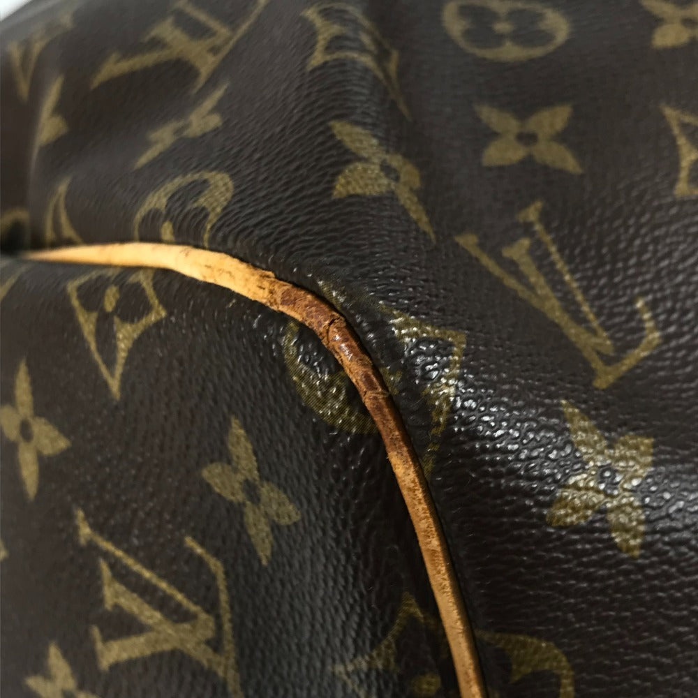 LOUIS VUITTON M41424 Monogram Keepall 55 Travel Bag, Handbag, Boston Bag, Monogram Canvas, Unisex, Brown
