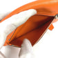 HERMES Zipzac Compact Wallet Bi-fold Swift Unisex Orange