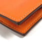 HERMES Zipzac Compact Wallet Bi-fold Swift Unisex Orange