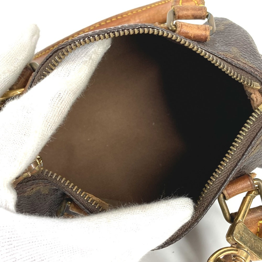 LOUIS VUITTON M41534 Monogram Mini Speedy Bag, 2-Way Bag, Pochette, Handbag, Shoulder Bag, Monogram Canvas, Unisex, Brown