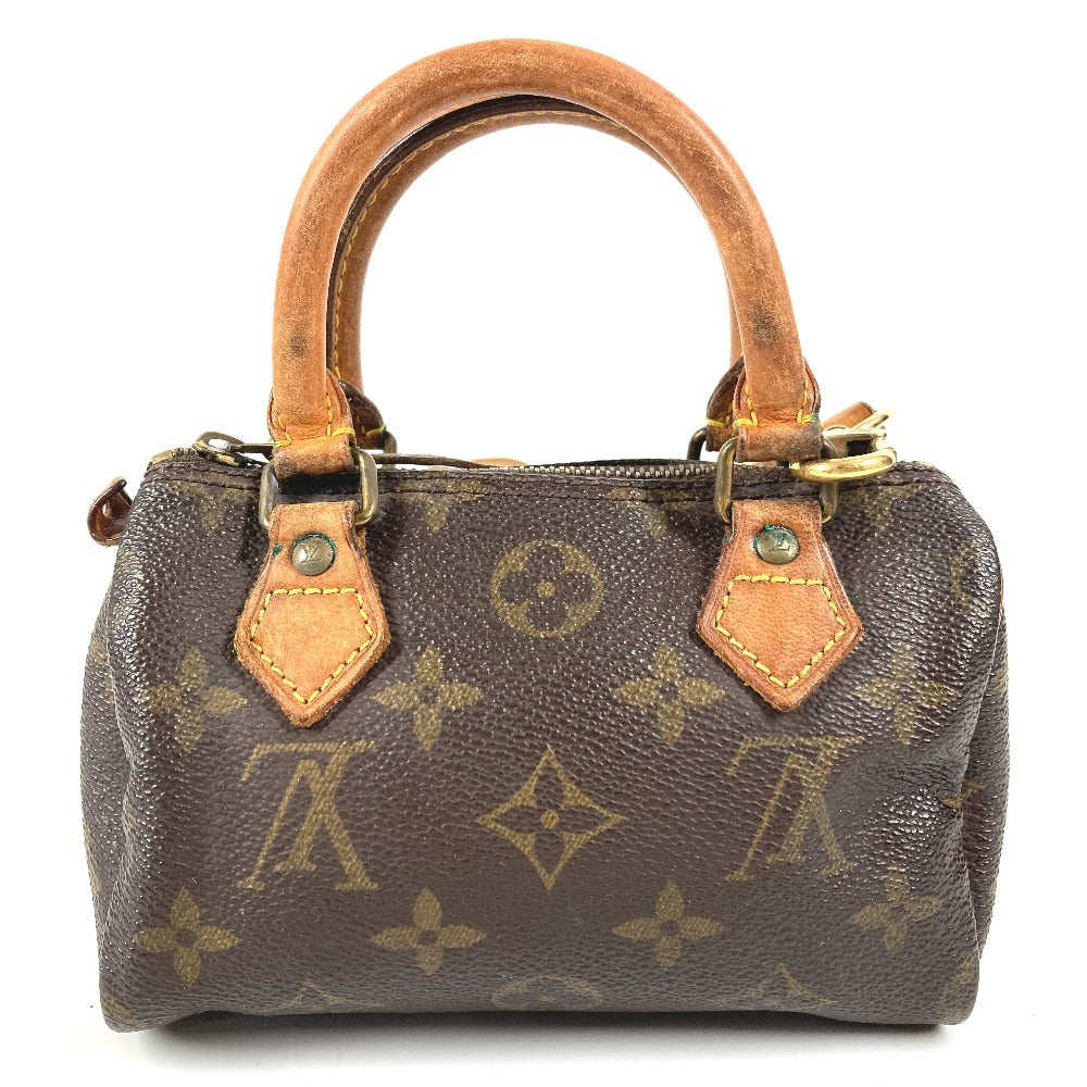 LOUIS VUITTON M41534 Monogram Mini Speedy Bag, 2-Way Bag, Pochette, Handbag, Shoulder Bag, Monogram Canvas, Unisex, Brown