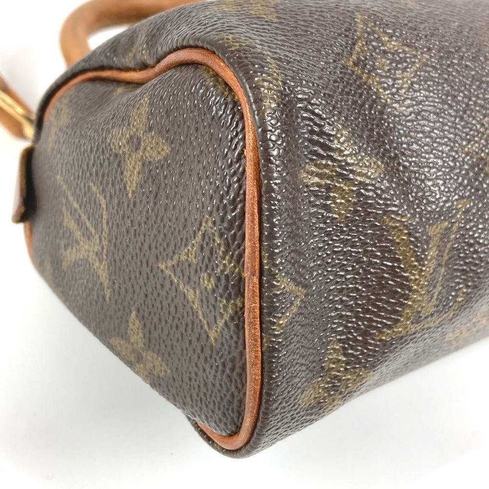 LOUIS VUITTON M41534 Monogram Mini Speedy Bag, 2-Way Bag, Pochette, Handbag, Shoulder Bag, Monogram Canvas, Unisex, Brown