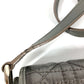 Dior ロゴ カナージュ キルティング 斜め掛け ポシェット フラップ ショルダーバッグ レザー/ナイロン ユニセックス グレー系
