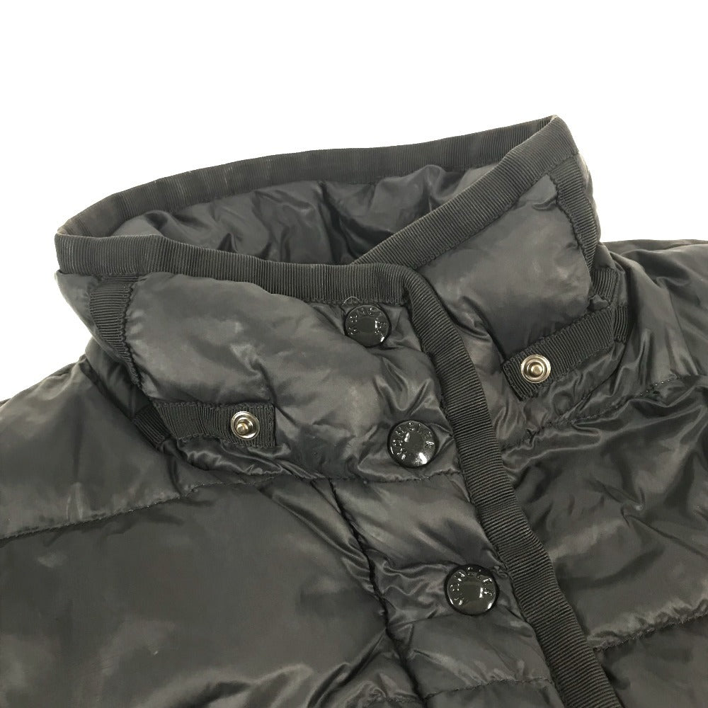 MONCLER logo patch long-sleeved HERMIFUR GIUBBOTTO HERMIFUR JACKET, polyester, long down jacket, women's, navy