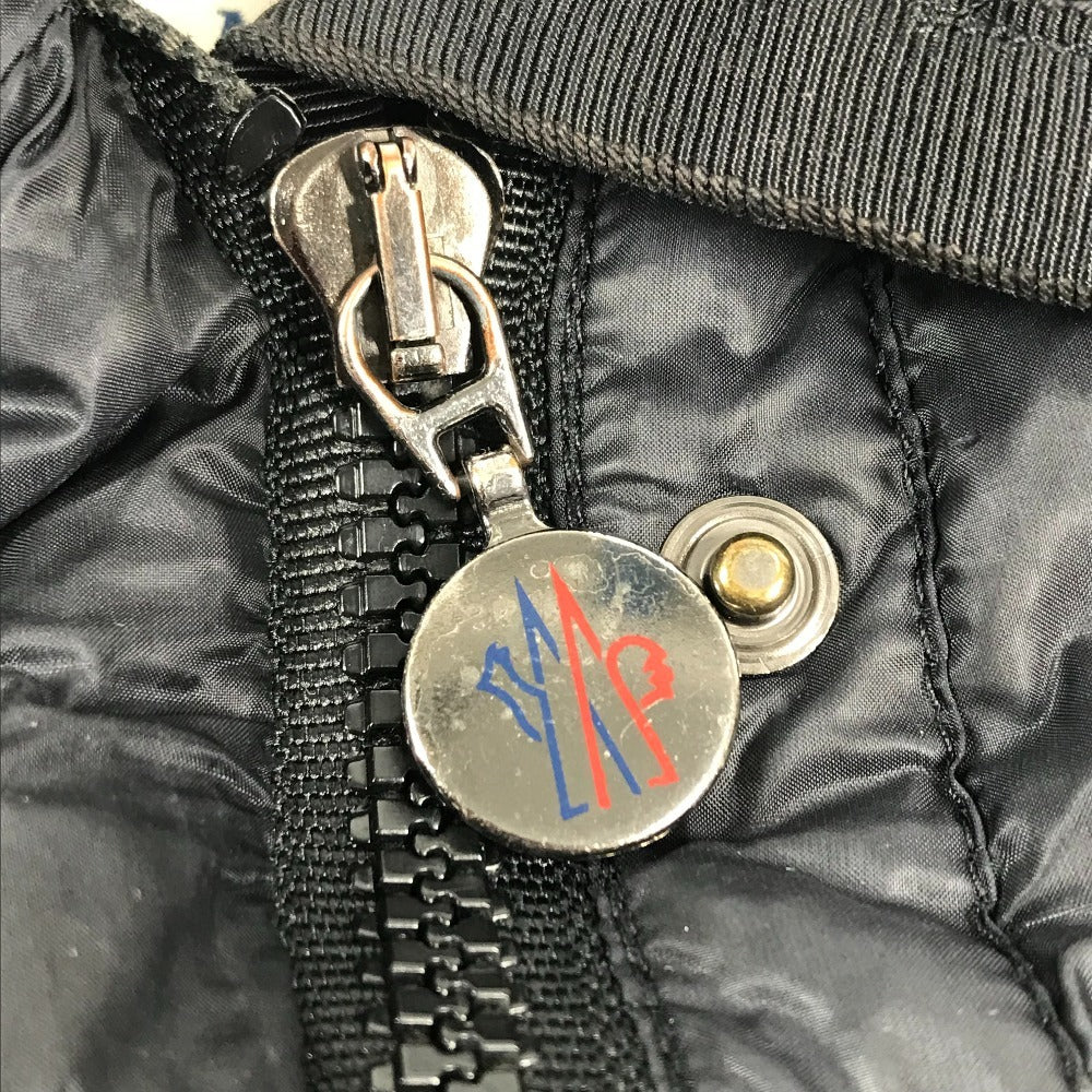 MONCLER logo patch long-sleeved HERMIFUR GIUBBOTTO HERMIFUR JACKET, polyester, long down jacket, women's, navy