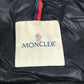 MONCLER logo patch long-sleeved HERMIFUR GIUBBOTTO HERMIFUR JACKET, polyester, long down jacket, women's, navy