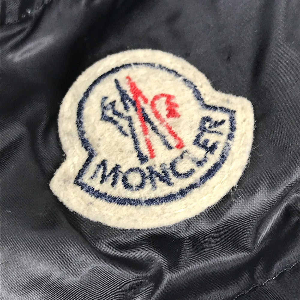MONCLER logo patch long-sleeved HERMIFUR GIUBBOTTO HERMIFUR JACKET, polyester, long down jacket, women's, navy