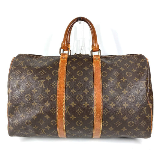 LOUIS VUITTON M41428 モノグラム キーポル45 キーポル45 旧型 カバン 旅行バッグ トラベルバッグ ハンドバッグ ボストンバッグ モノグラムキャンバス ユニセックス ブラウン