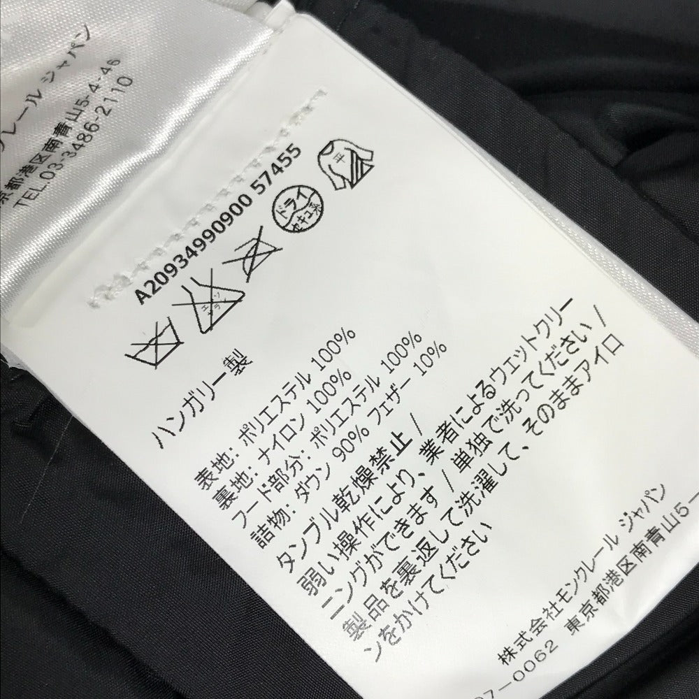 MONCLER SAISSAC GIUBBOTTO SAISSAC JACKET Apparel Outer Long Sleeve Down Jacket Down Coat Polyester Women's Black