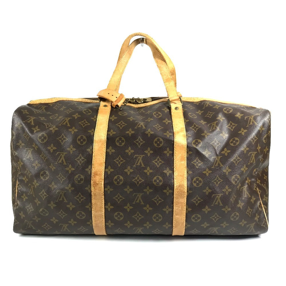 LOUIS VUITTON M41622 Monogram Sac Souple 55 Sac Souple 55 Travel Bag Handbag Travel Bag Boston Bag Monogram Canvas Unisex Brown