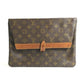 LOUIS VUITTON M51805 Monogram Vintage Pochette Pliant Bag Document Bag Flap Second Bag Clutch Bag Monogram Canvas Unisex Brown