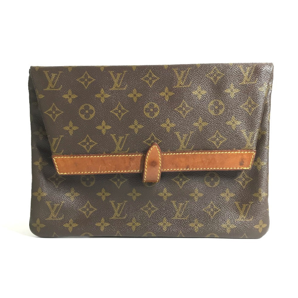 LOUIS VUITTON M51805 Monogram Vintage Pochette Pliant Bag Document Bag Flap Second Bag Clutch Bag Monogram Canvas Unisex Brown