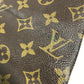 LOUIS VUITTON M51805 Monogram Vintage Pochette Pliant Bag Document Bag Flap Second Bag Clutch Bag Monogram Canvas Unisex Brown