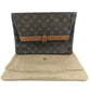 LOUIS VUITTON M51805 Monogram Vintage Pochette Pliant Bag Document Bag Flap Second Bag Clutch Bag Monogram Canvas Unisex Brown