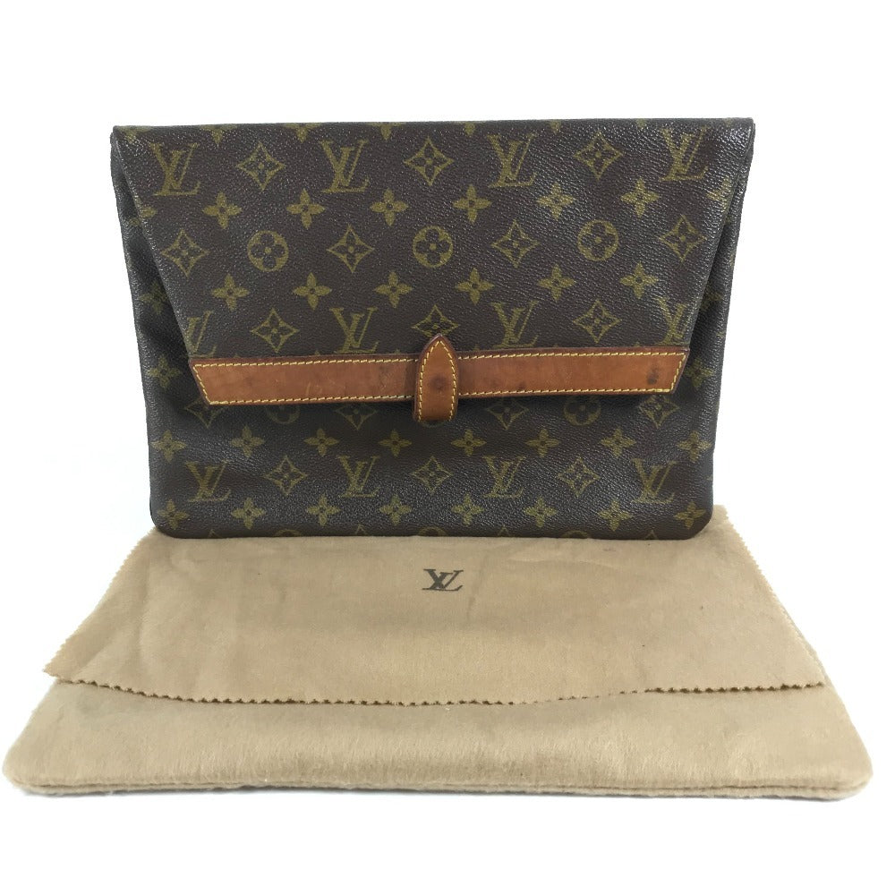 LOUIS VUITTON M51805 Monogram Vintage Pochette Pliant Bag Document Bag Flap Second Bag Clutch Bag Monogram Canvas Unisex Brown