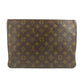 LOUIS VUITTON M51805 Monogram Vintage Pochette Pliant Bag Document Bag Flap Second Bag Clutch Bag Monogram Canvas Unisex Brown