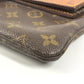 LOUIS VUITTON M51805 Monogram Vintage Pochette Pliant Bag Document Bag Flap Second Bag Clutch Bag Monogram Canvas Unisex Brown