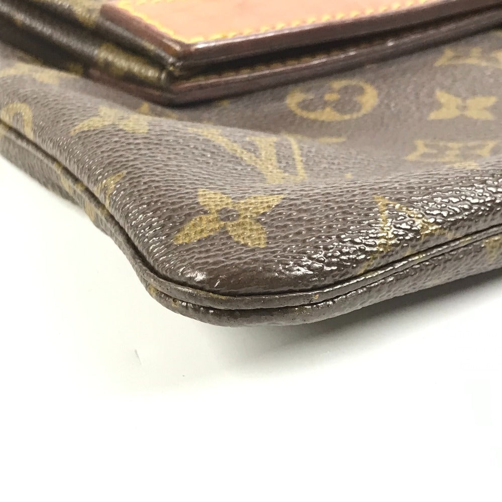 LOUIS VUITTON M51805 Monogram Vintage Pochette Pliant Bag Document Bag Flap Second Bag Clutch Bag Monogram Canvas Unisex Brown