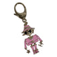 CHANEL B25B Gabrielle Chanel Doll CC Coco Mark Logo Faux Pearl Heart Star Bag Charm Key Holder Metal Ladies Pink