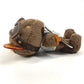 LOUIS VUITTON M03441 Monogram Bear Stuffed Animal Bag Charm LV Louis Snow Bag Charm Strap Keychain Faux Fur Unisex Brown