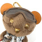 LOUIS VUITTON M03441 Monogram Bear Stuffed Animal Bag Charm LV Louis Snow Bag Charm Strap Keychain Faux Fur Unisex Brown
