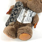 LOUIS VUITTON M03441 Monogram Bear Stuffed Animal Bag Charm LV Louis Snow Bag Charm Strap Keychain Faux Fur Unisex Brown