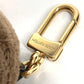 LOUIS VUITTON M03441 Monogram Bear Stuffed Animal Bag Charm LV Louis Snow Bag Charm Strap Keychain Faux Fur Unisex Brown