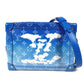 LOUIS VUITTON M45430 モノグラム クラウズ 雲 ソフトトランク 斜め掛け カバン BOX ボックス ショルダーバッグ レザー/キャンバス ユニセックス ブルー