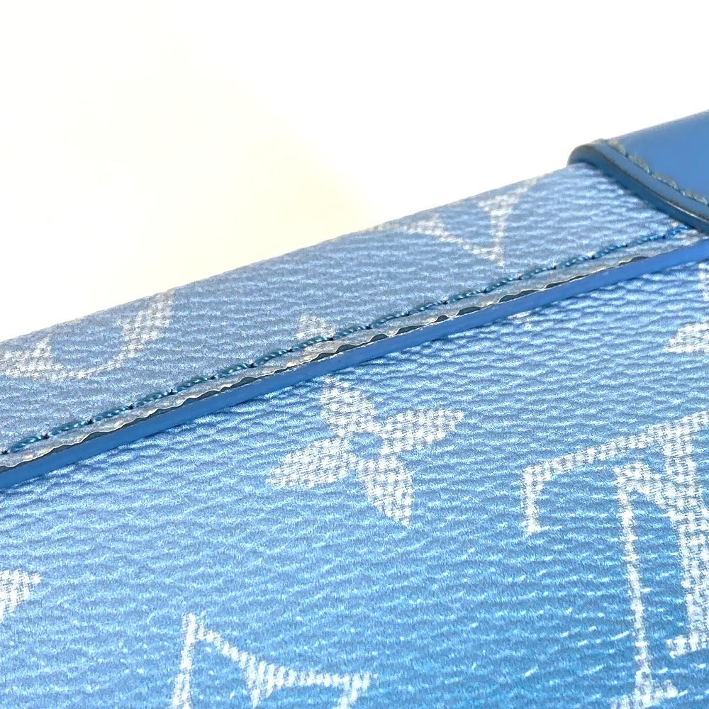 LOUIS VUITTON M45430 モノグラム クラウズ 雲 ソフトトランク 斜め掛け カバン BOX ボックス ショルダーバッグ レザー/キャンバス ユニセックス ブルー