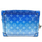 LOUIS VUITTON M45430 モノグラム クラウズ 雲 ソフトトランク 斜め掛け カバン BOX ボックス ショルダーバッグ レザー/キャンバス ユニセックス ブルー