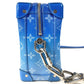 LOUIS VUITTON M45430 モノグラム クラウズ 雲 ソフトトランク 斜め掛け カバン BOX ボックス ショルダーバッグ レザー/キャンバス ユニセックス ブルー
