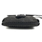 FENDI Zucca Logo Bag Flap Crossbody Pochette Shoulder Bag Leather/Canvas Unisex Black