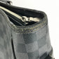 LOUIS VUITTON N51192 Damier Graphite Tadao Tote Bag, Vertical, Crossbody, 2-Way, Shoulder Bag, Damier Graphite Canvas, Unisex, Black