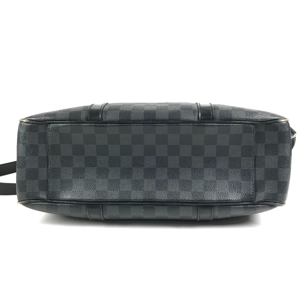LOUIS VUITTON N51192 Damier Graphite Tadao Tote Bag, Vertical, Crossbody, 2-Way, Shoulder Bag, Damier Graphite Canvas, Unisex, Black
