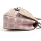CHANEL A15285 New Travel Line CC Coco Mark Logo Shoulder Bag W Chain Chain Bag Flap Shoulder Bag Nylon Ladies Pink