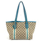 GUCCI 137396 チャーム キーホルダー 付き ライン GG ロゴ 肩掛け カバン トートバッグ ショルダーバッグ GGキャンバス/レザー ユニセックス ベージュ