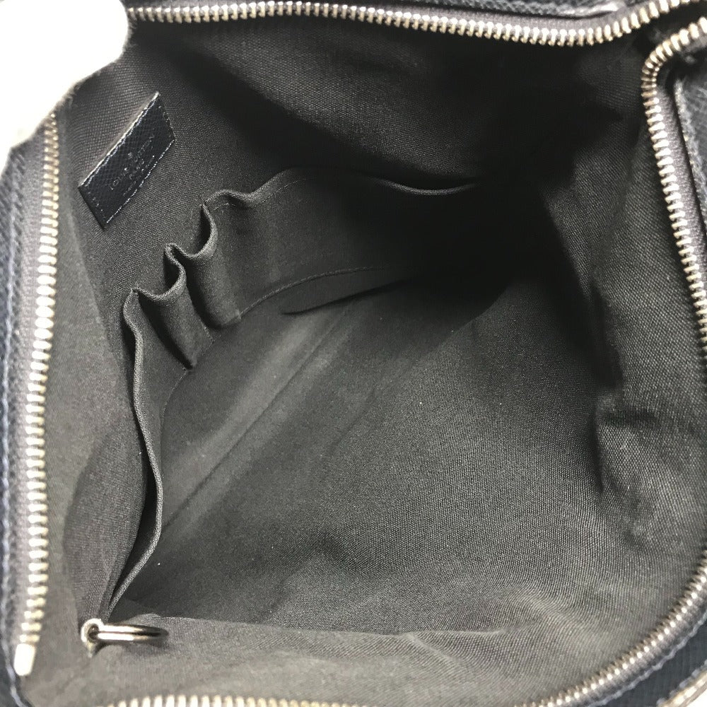 LOUIS VUITTON M32629 タイガ サシャ カバン 斜め掛け ポシェット ショルダーバッグ タイガレザー ユニセックス ボレアル ネイビー