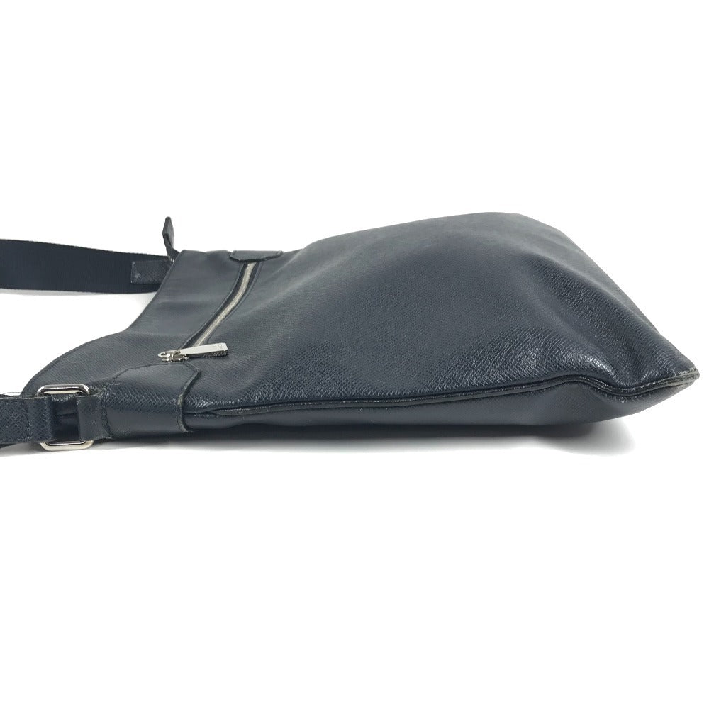 LOUIS VUITTON M32629 タイガ サシャ カバン 斜め掛け ポシェット ショルダーバッグ タイガレザー ユニセックス ボレアル ネイビー