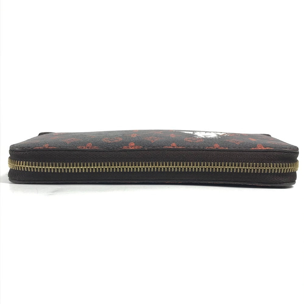 LOUIS VUITTON M63875 モノグラム キャットグラム ジッピーウォレット ロングウォレット ラウンドファスナー 長財布 モノグラムキャンバス ユニセックス ブラウン