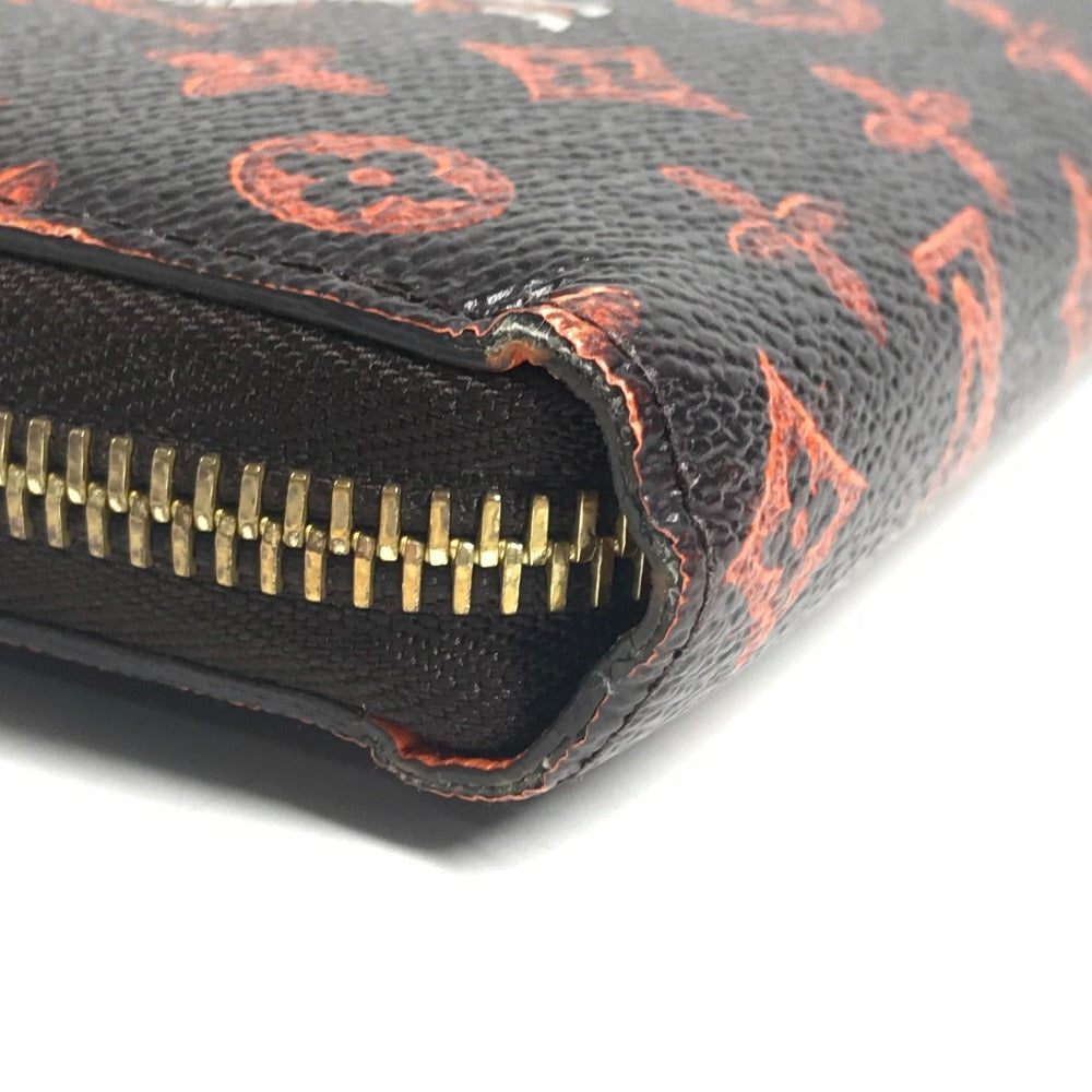 LOUIS VUITTON M63875 モノグラム キャットグラム ジッピーウォレット ロングウォレット ラウンドファスナー 長財布 モノグラムキャンバス ユニセックス ブラウン