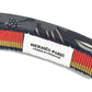 HERMES Hairband, headband, all-over print, logo Katyusha silk Black Used