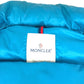 MONCLER Logo patch vest Apparel Outerwear Sleeveless Vest Down vest Nylon blue Used