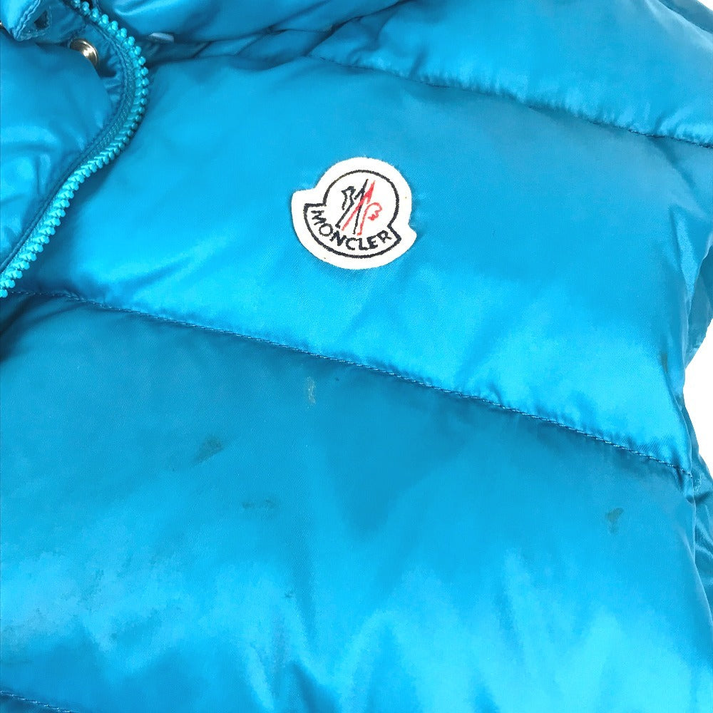 MONCLER Logo patch vest Apparel Outerwear Sleeveless Vest Down vest Nylon blue Used