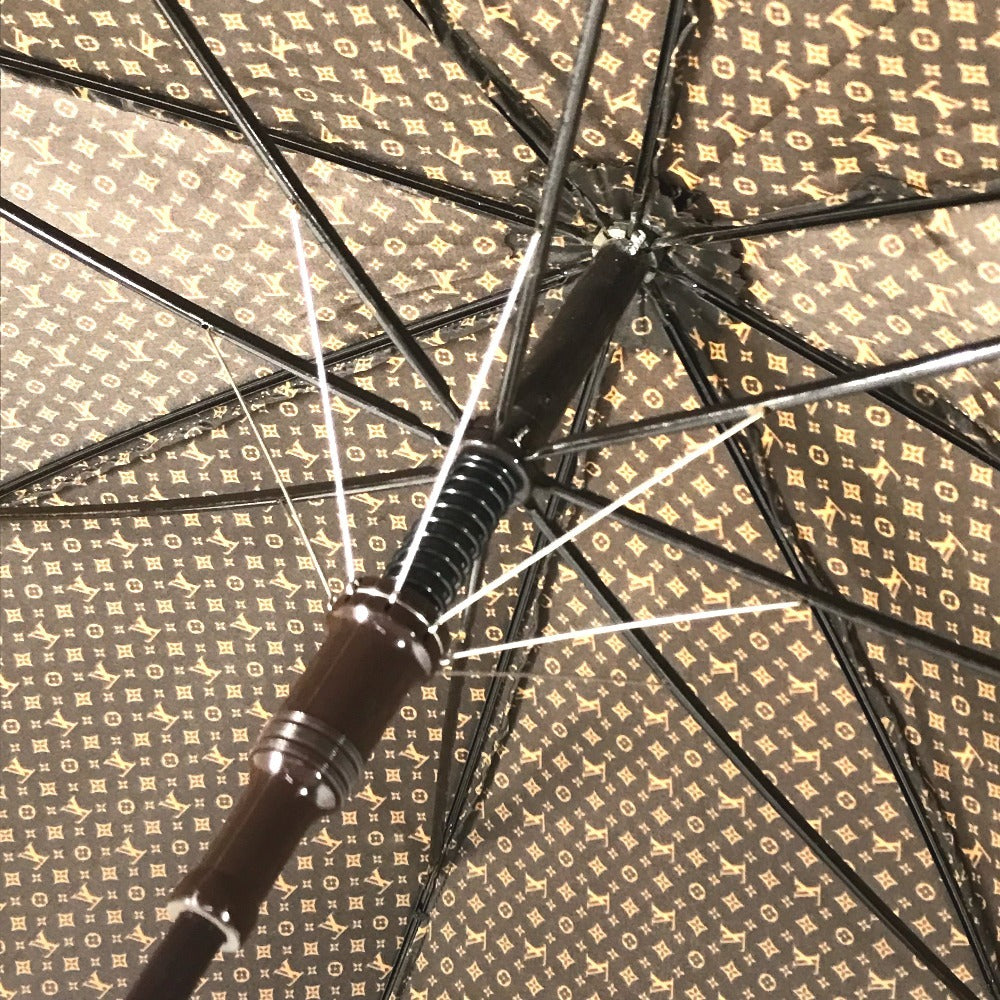 LOUIS VUITTON 不明 Monogram vintage Umbrellas, long umbrellas, miscellaneous goods, interior design umbrella polyamide Brown Used
