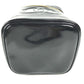 CHANEL A01998 CC CC Mark logo Bag Vanity Bag Vertical Hand Bag enamel Black Used