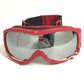 CHANEL Sports goggles glasses glasses eyewear sunglasses Plastic Red Used