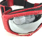 CHANEL Sports goggles glasses glasses eyewear sunglasses Plastic Red Used