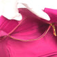 PRADA Canapa logo Bag Tote Bag Hand Bag cotton pink Used